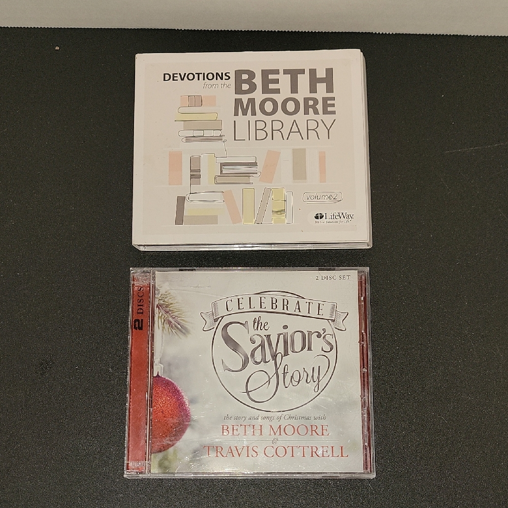 Beth Moore Devotions and Celebrate the Savior's Story CD Set